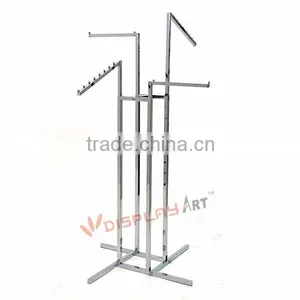 Steel Tubing 4 Arm Clothing Rack thumbnail-1