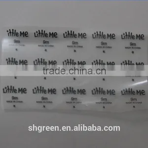 Transparent Film Size Heat Transfer Label Tags for T-shirt thumbnail-1