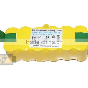 Replacement Cleaner Battery for IRobot Roomba Battery 560 610 780 80501 14.4V 3300mAh Ni-Mh thumbnail-1