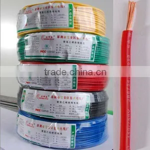 Single Core Semi-flexible&stranded Pvc Insulated Copper Wire for House Wiring China CCC BVR 450/750V thumbnail-1