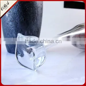 OUBOAO High Grade Large Vase of Flower Hand Blown Glass Bottles Art Glass Vase thumbnail-4