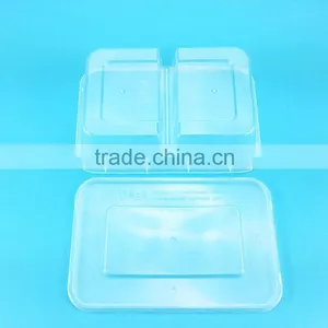 750ml/1000ml Disposable Take Away Plastic PP Food Containers Microwave Lunch Box thumbnail-3
