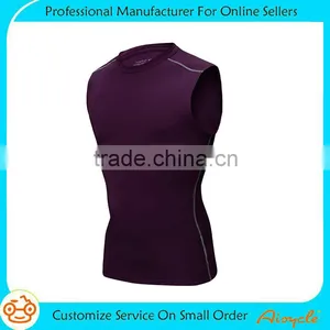 Wholesale Plain Dry Fit Custom Running Gym Vest for Men thumbnail-1