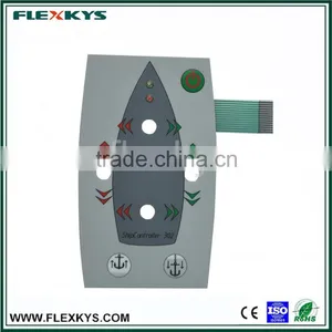 Low Price New Style Polyester Embossed Led Push Button Momentary Membrane Switch thumbnail-1