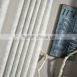 100% Polyester Curtain Embroidery Fabric For Interior Window thumbnail-4