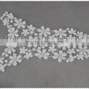 2016 New Wholesale Machine Embroidery Neckline 100% Cotton Crochet Lace Collar thumbnail-6
