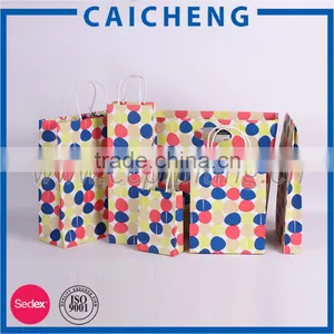 Blue Fancy Gift Paper Shopping Bag With Bow Tie thumbnail-1