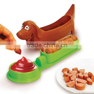 Best Kitchen Plastic Hot Dog Slicer As Seen On TV Super Sausage Slicer Cutter thumbnail-1