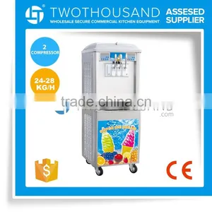 Ice Cream Machine - 24-28 KG/H, Tecumseh/Aspera, Two Compressor, Aisi 201, CE, TT-I97C1 thumbnail-1