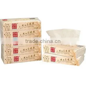 Tranlin Natural Unbleached Virgin Pulp Wheat Straw Facial Tissue thumbnail-1