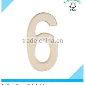 Custom Carved Wood Number thumbnail-2