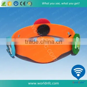 Funny Recycled Silicone Rubber NFC Wristband thumbnail-2