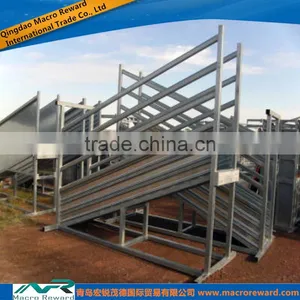 AS/NZS 304 316 4m Steel Cattle Adjustable Loading Ramp for Farms thumbnail-4