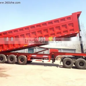 Super Heavy Duty 40T Hydraulic Dump Trailer thumbnail-1