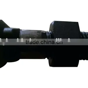 M19 Boron Steel Fixed Bolts / Screws and Nuts, Bolt on Loader Bucket thumbnail-3