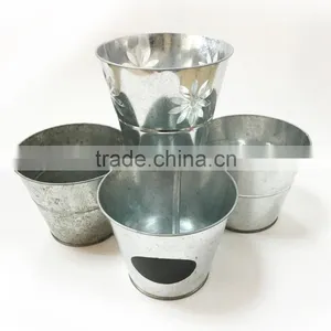 5 Gallon Metal Closed Tin Pail With Handle thumbnail-2