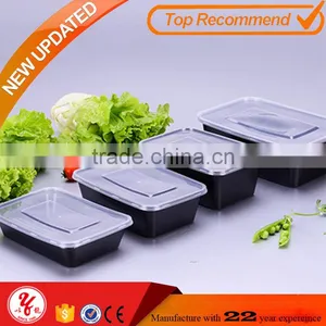 Yoyo Check Now 1500ml Microwavable Square Plastic pp Food Containers 1 Compartment thumbnail-1