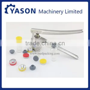 Flip off Cap Crimper 5ml Glass Clear Vial + 20mm Vial Stopper + 20mm Flip off Caps + 1pcs 20mm Vial Crimper thumbnail-1