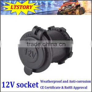 DC Waterproof Car Cigarette Lighter Socket thumbnail-1