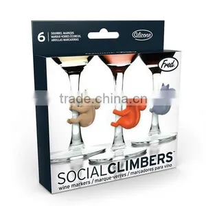 Silicone Social Climbers Squirrel Drink Markers thumbnail-3