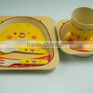Bio Bamboo Fibre Plant Fibre Kids Dinnerware Set thumbnail-2