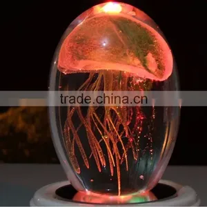 LED 3d Laser Jellyfish Crystal Gift Items thumbnail-4