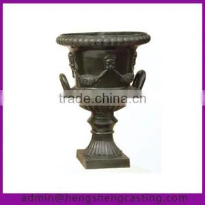 Garden Antique Cast Iron Flower Pots & Planters thumbnail-1