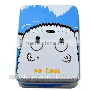 New Sale Small Storage Jars Rectangular Iron Tin Gift Jewelry Holder Storage Box thumbnail-1