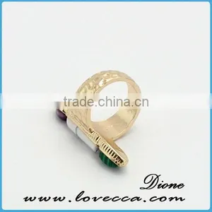 Cheap Fashion Wholesale Trendy Ladies Fashion Natural Gemstone Ring thumbnail-2