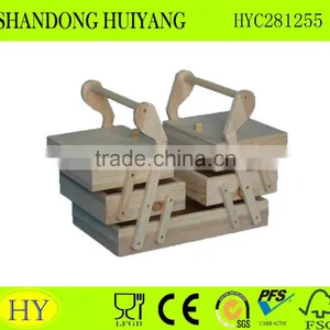 Professional Accordion Wooden Sewing Box Wholesale thumbnail-1