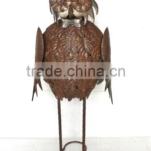 Owl Outdoor Garden Decor thumbnail-1