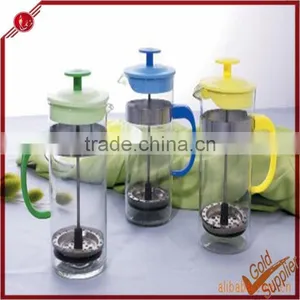 Unique Design High Quality Hot-sale Plastic Coffee French Press Mug for Various Color. thumbnail-5