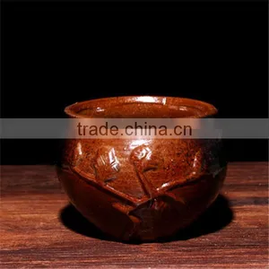 Yixing Indoor Mini Clay Flower Pots, Ceramic Cup Shaped Flower Pot thumbnail-3