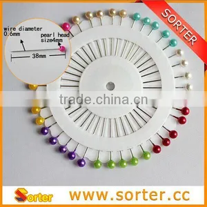 High Quality White Color Pearl Head Pin Ball Head Pin thumbnail-2