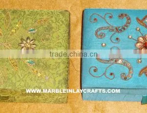 Zari Embroidery Decorative Jewelry Box thumbnail-1