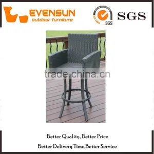 Garden Wicker Bar Tool Chair For Sale Outdoor Rattan Furniture thumbnail-1