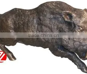 Large Outdoor Metal Pig Statue Garden Animal Decoration thumbnail-1