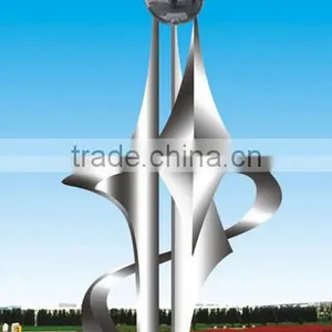 Stainless Steel 304 Sculpture Landscape Outdoors thumbnail-1