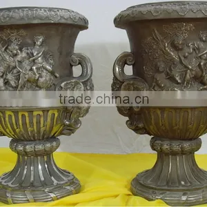 Garden Iron Casting Flowerpots,Metal Casting Flower Pots,Outdoor Casting Flowerpot thumbnail-5