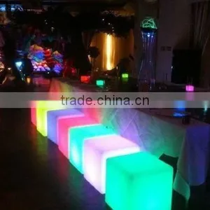Customized Energy Saving Plentiful RGB Full Color Lighting Plastic LED Cube thumbnail-4