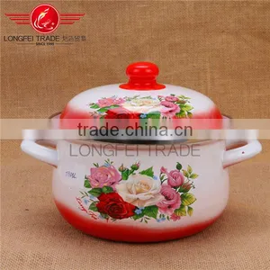 Hot Selling OEM Turkey Enamel Casserole / Enamel Cookware Set Kitchen thumbnail-2