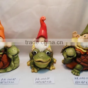 Ceramic Dwarf & Frog KK0037 thumbnail-1