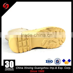 Factory Price Khaki Suede Cow Leather Army Tactical Military Desert Boots With Zipper thumbnail-6