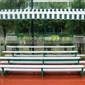 Outdoor Stadium Seating, 3-ROW Mobile Gym Bleacher for Sale thumbnail-3
