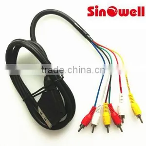 1.5M - 6 RCA to SCART Cable thumbnail-1