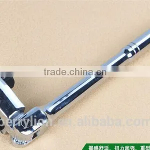 Berrylion Quality Spanner 1/4" Foldable Mirror Finished Ratchet Spanner thumbnail-1
