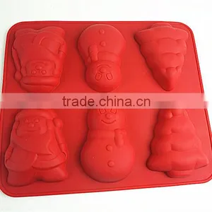 10113Christmas Shaped Silicone Chocolate Mould and Mold thumbnail-1