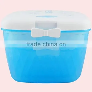 Food Grade 3pcs Plastic Food Storage Container Set With Lock thumbnail-5