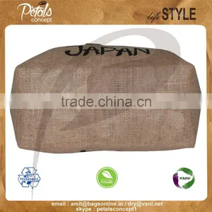 Non Laminated Jute Tote Bag With Web Handle thumbnail-5