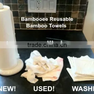 Super Strong Disposable Non-woven Bamboo Fiber Cleaning Wipe thumbnail-2